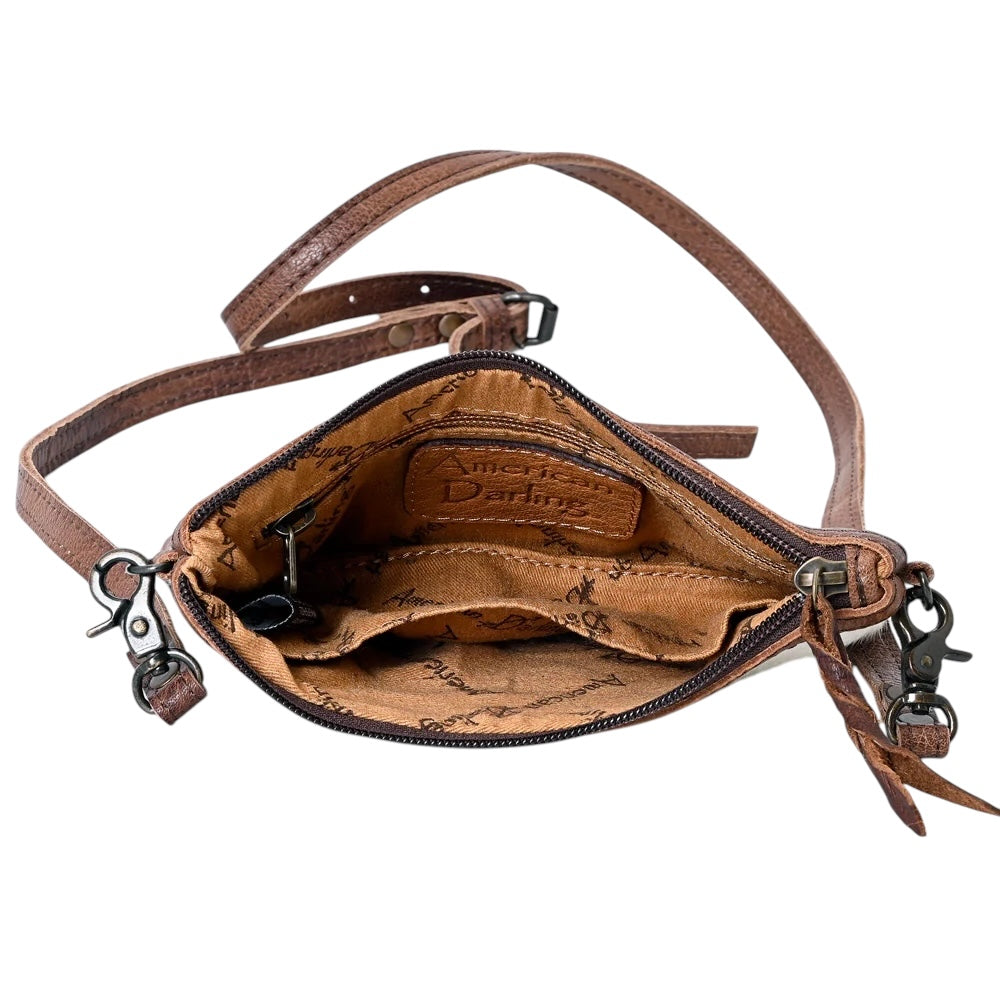 ADBGS142BRW – Betsy Cowhide Leather Crossbody Bag