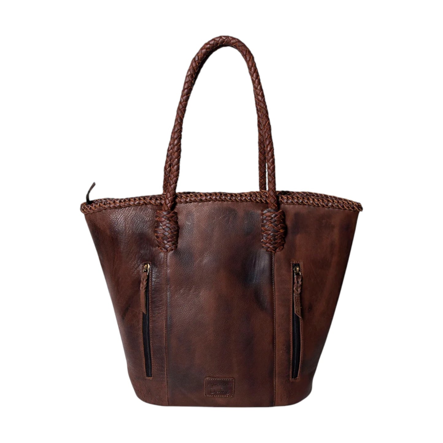 ADBGM274B – Oversized Cowhide & Genuine Leather Tote Bag | Western Travel Bag by American Darling