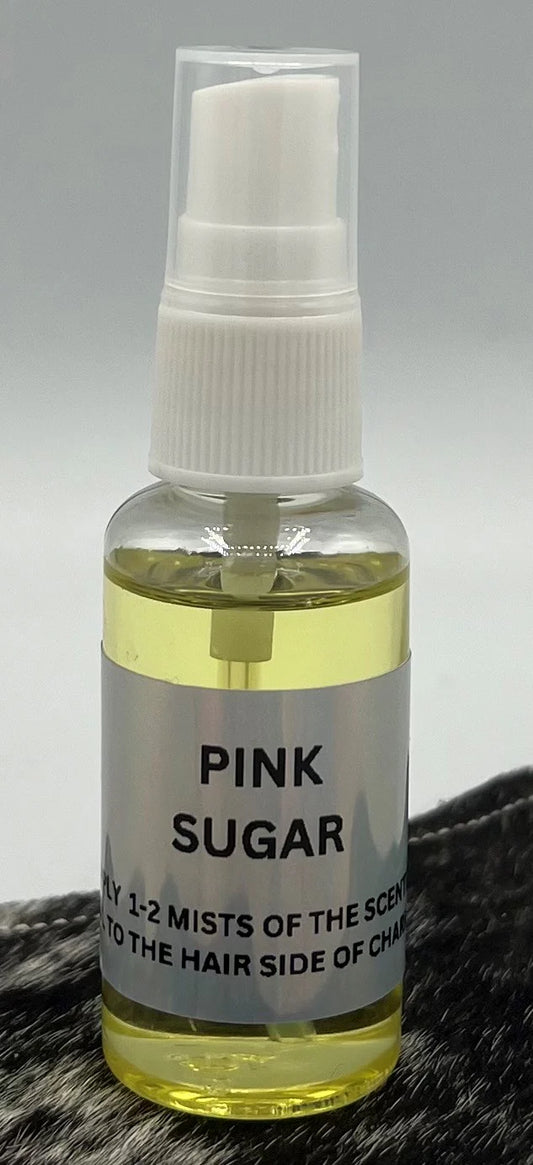 Pink Sugar Fragrance Oil | Cotton Candy Perfume Scent | Sweet Car Freshie & Cowhide Charm Spray