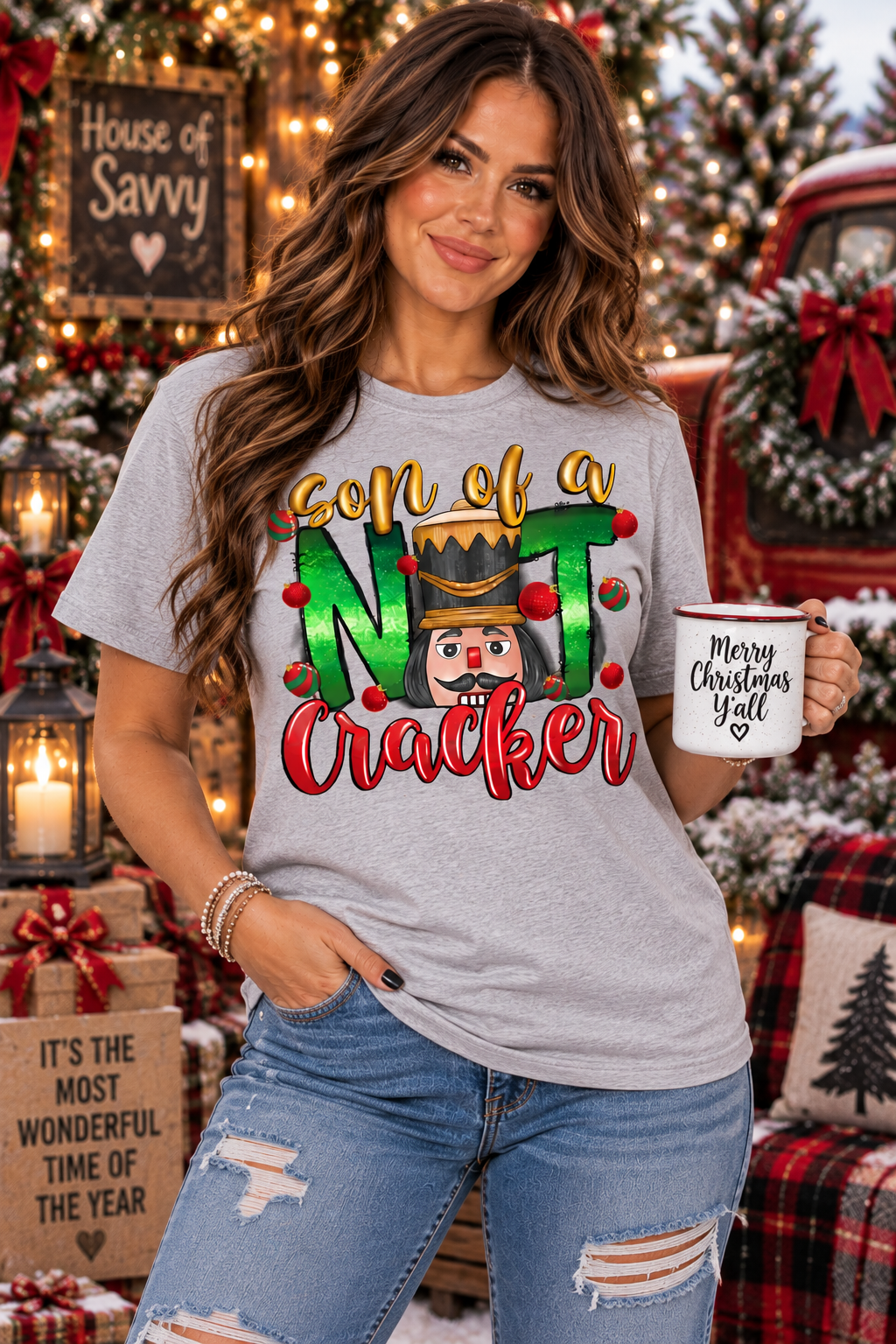 Son of a Nutcracker – Funny Christmas Graphic Tee