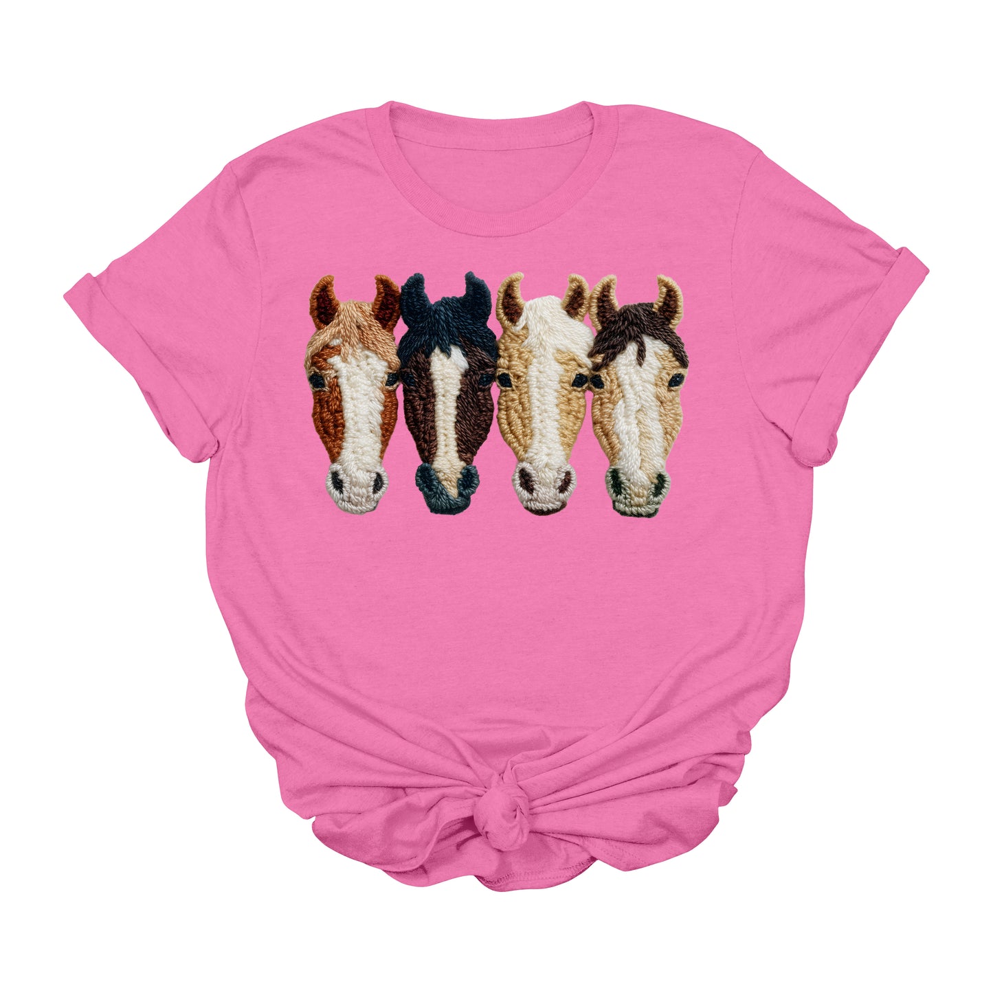 Crochet Horse Graphic Tee | Western Horse Lover Cowgirl Boutique Shirt
