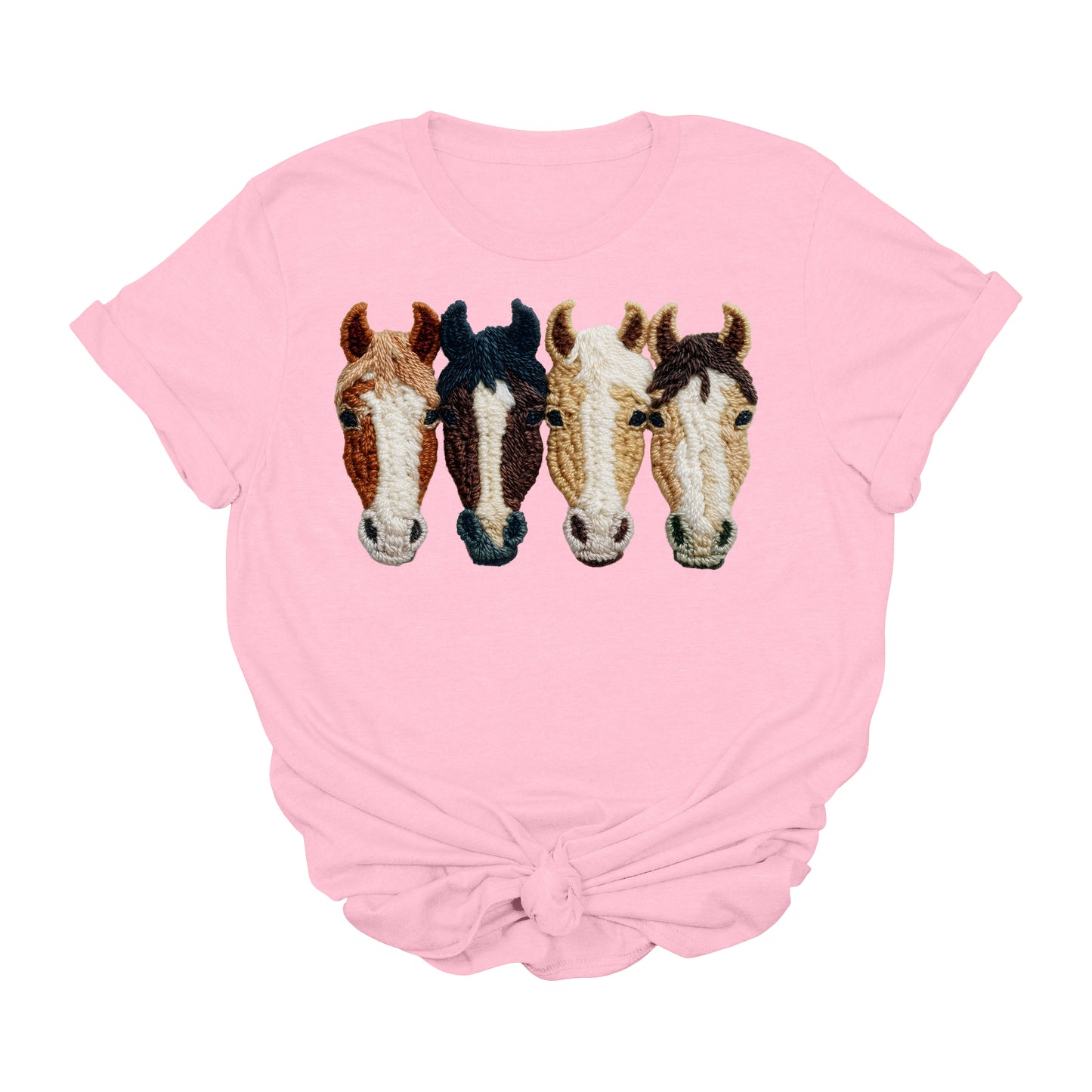 Crochet Horse Graphic Tee | Western Horse Lover Cowgirl Boutique Shirt