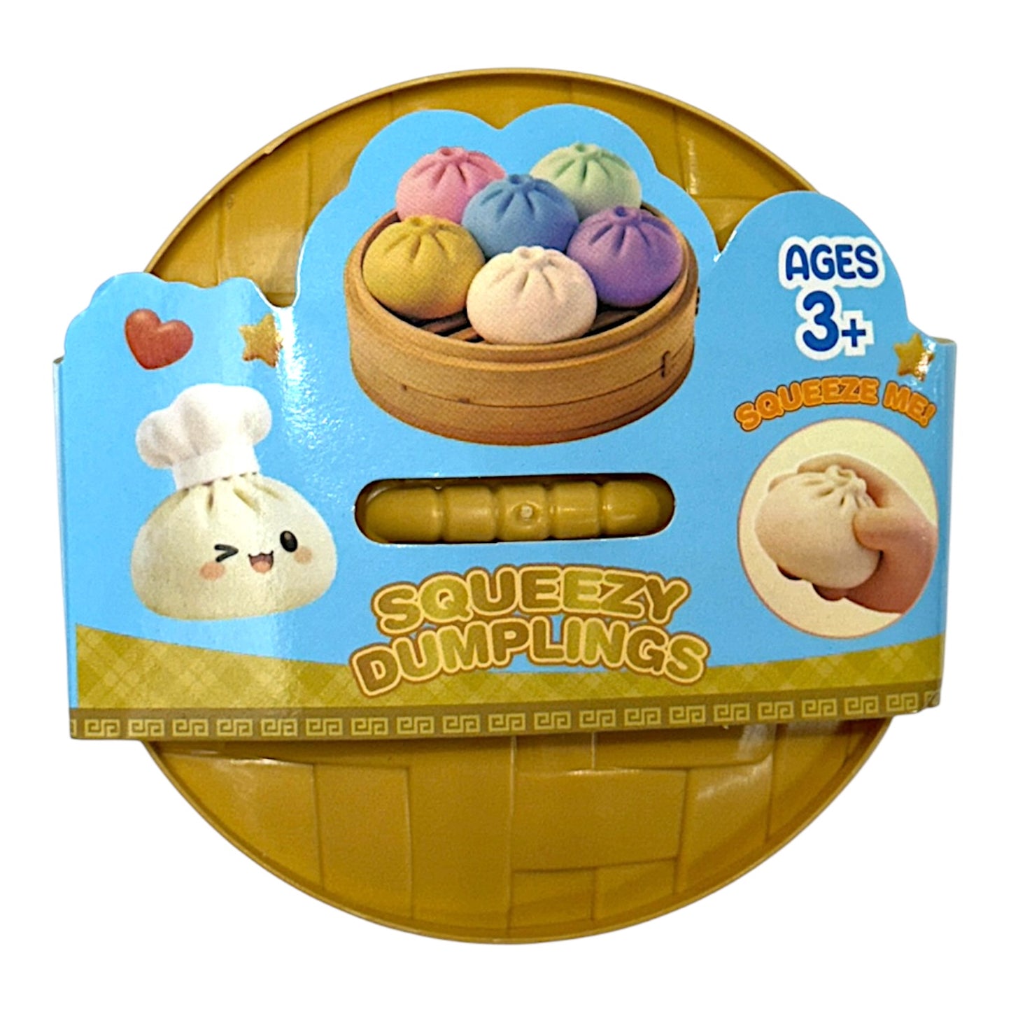 Glitter Dumpling Mystery Squishy Toy | Surprise Color Kawaii Sensory Fidget Collectible