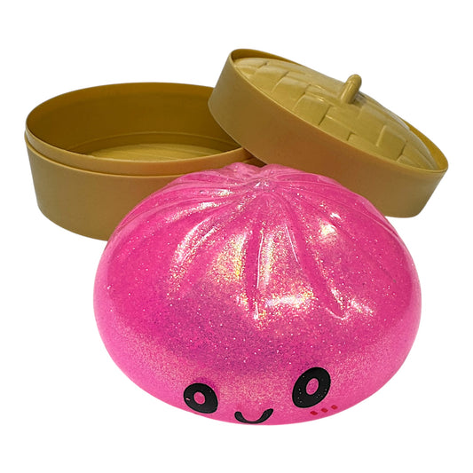 Glitter Dumpling Mystery Squishy Toy | Surprise Color Kawaii Sensory Fidget Collectible