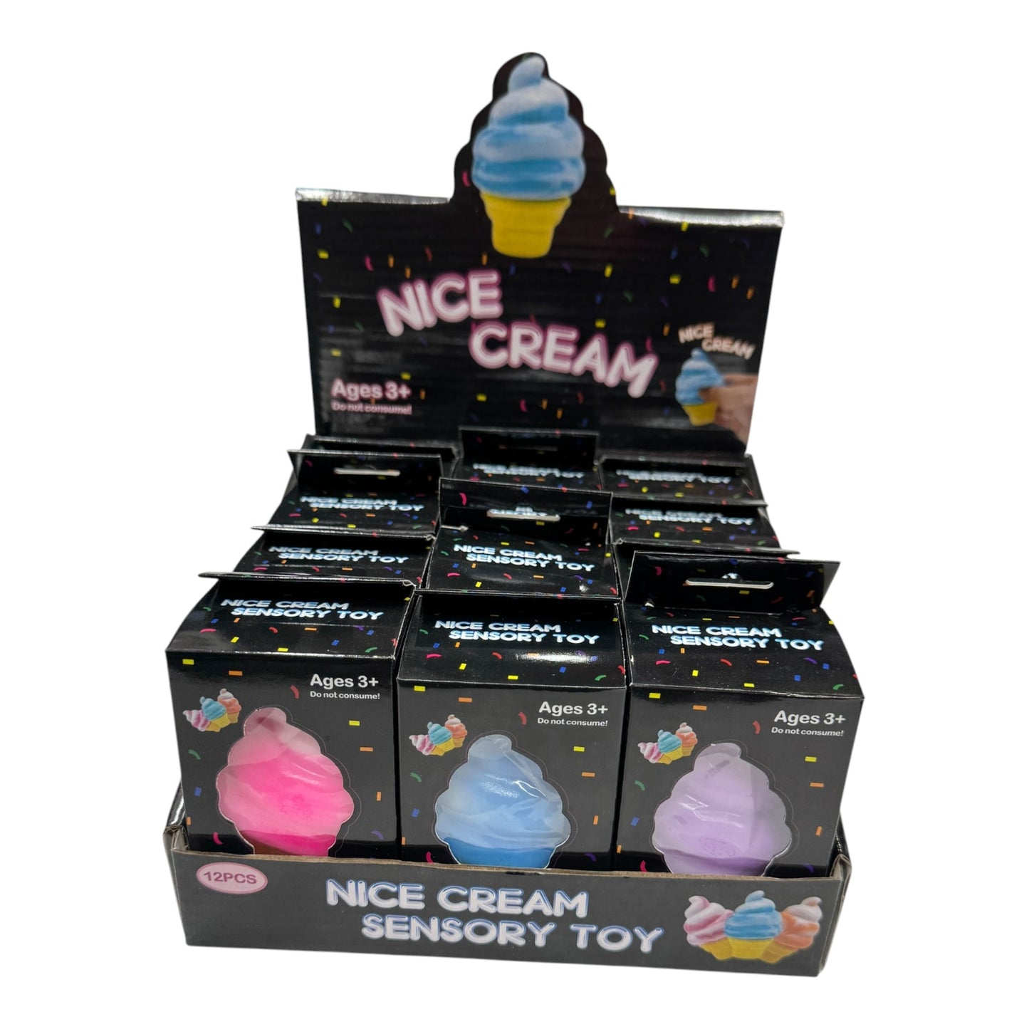 Ice Cream Squishy Sensory Toy | Viral Slow Rise Fidget Toy | Pick Your Color