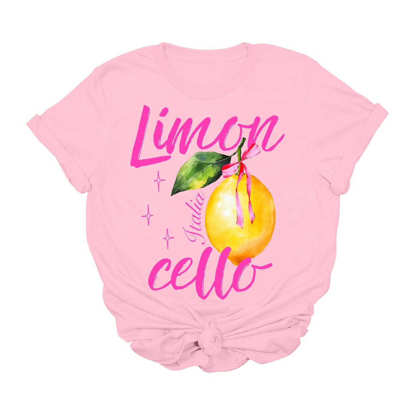 Limoncello Graphic T-Shirt | Italia Lemon Aesthetic Tee | Cute Summer Vacation Shirt | Watercolor Fruit Tee for Women | Amalfi Coast Inspired T-Shirt | Italian Style Lemon Lover Gift